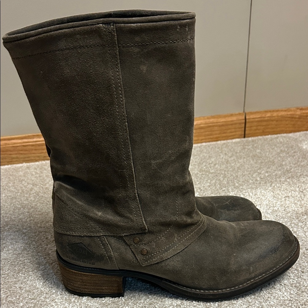 PLDM by PALLADIUM Capper Mix Boot, Antilope Brown, Size 9
